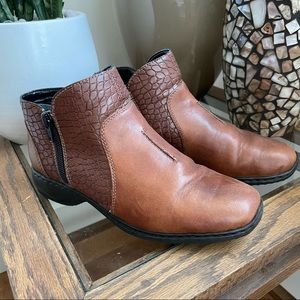 Rieker Leather Ankle Boots